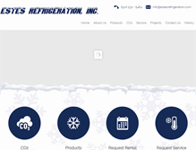 Tablet Screenshot of estesrefrigeration.com